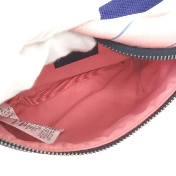 Gucci Children the Jetsons Waist Bag Leather Pink Blue Body Bag 1999 - Picture 4 of 7